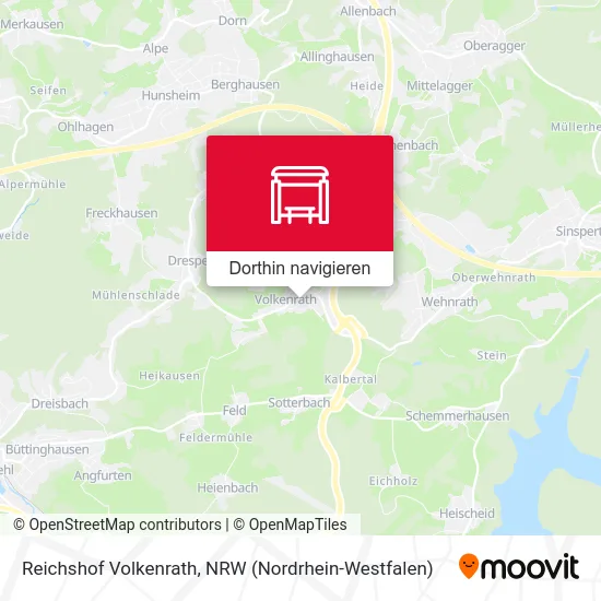 Reichshof Volkenrath Karte