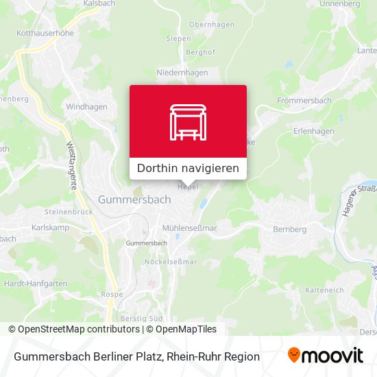 Gummersbach Berliner Platz Karte