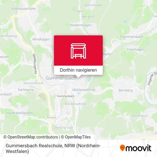 Gummersbach Realschule Karte