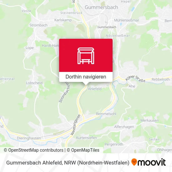 Gummersbach Ahlefeld Karte