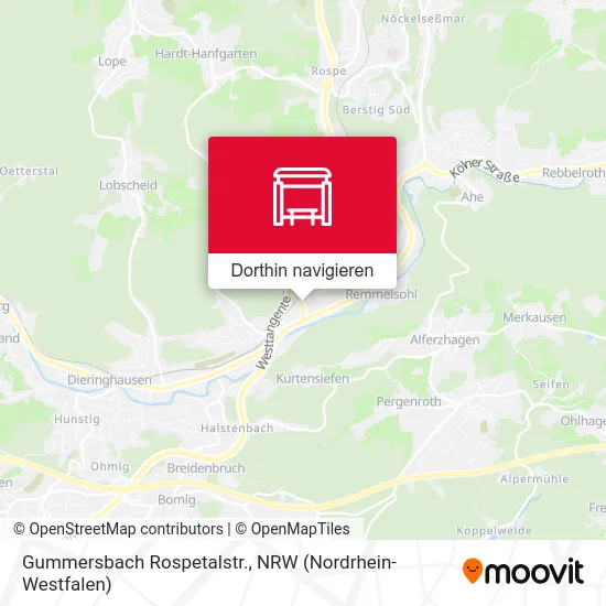 Gummersbach Rospetalstr. Karte