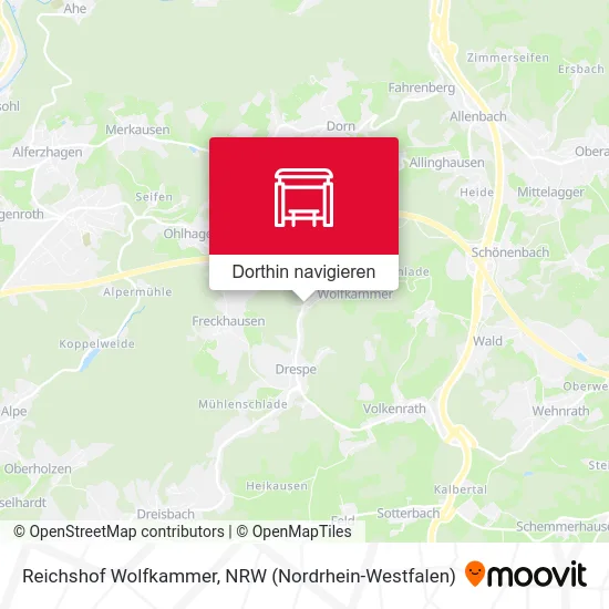 Reichshof Wolfkammer Karte