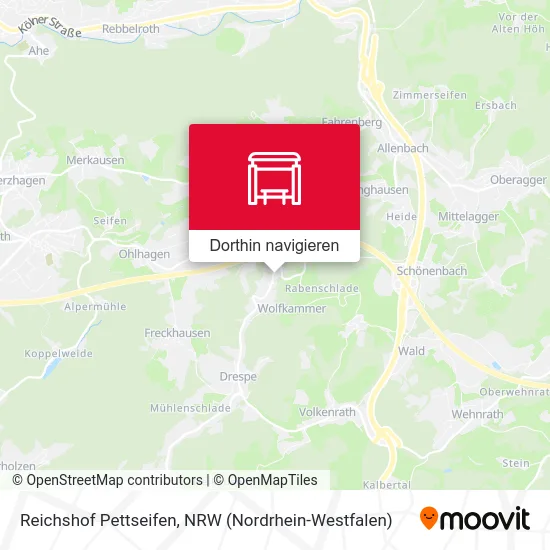 Reichshof Pettseifen Karte