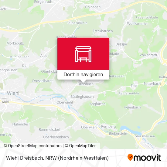 Wiehl Dreisbach Karte