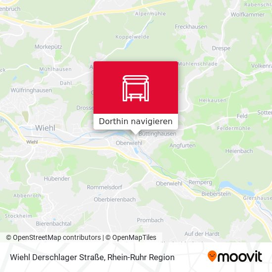 Wiehl Derschlager Straße Karte