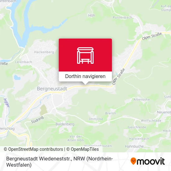 Bergneustadt Wiedeneststr. Karte