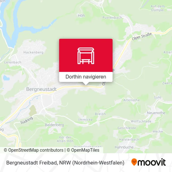 Bergneustadt Freibad Karte