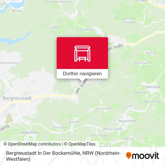 Bergneustadt In Der Bockemühle Karte
