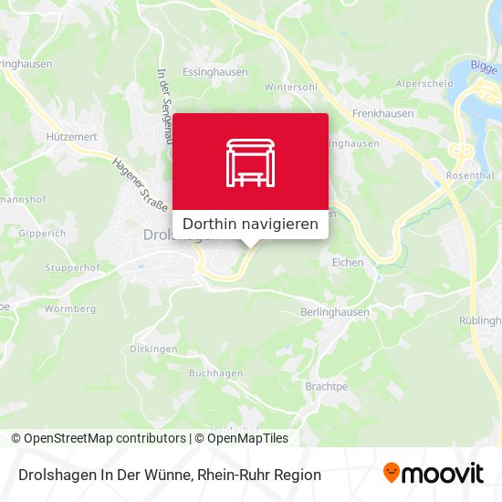 Drolshagen In Der Wünne Karte