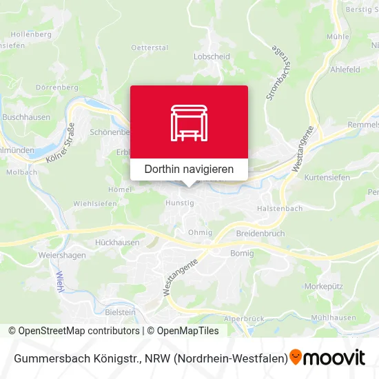 Gummersbach Königstr. Karte