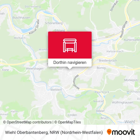 Wiehl Oberbantenberg Karte