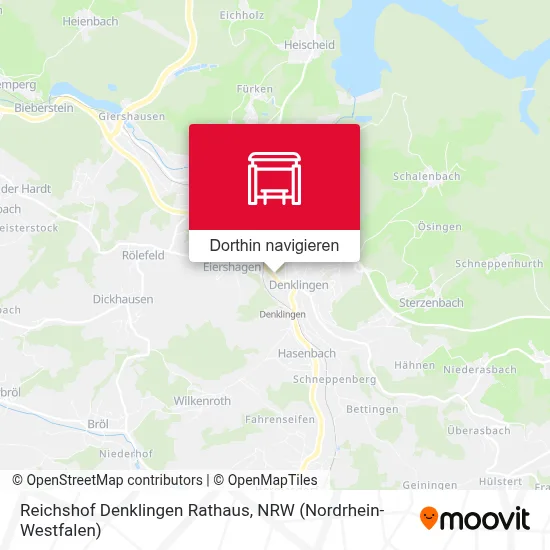 Reichshof Denklingen Rathaus Karte