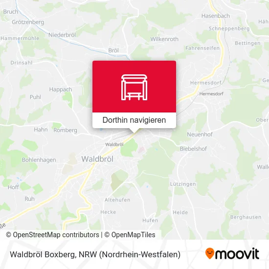 Waldbröl Boxberg Karte