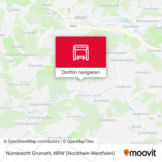 Nümbrecht Grumeth Karte