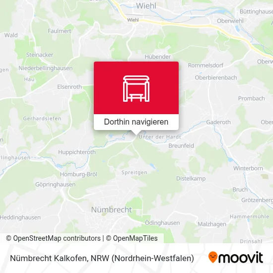 Nümbrecht Kalkofen Karte