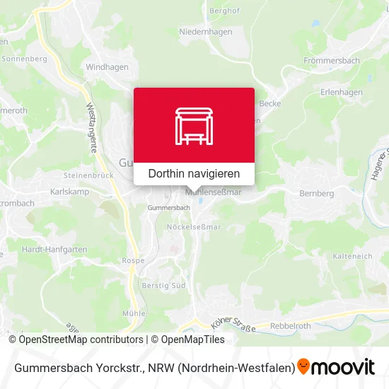 Gummersbach Yorckstr. Karte