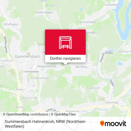Gummersbach Hahnenkroh Karte