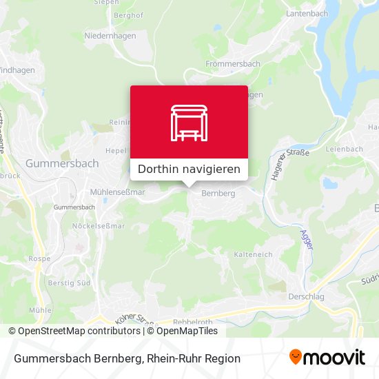 Gummersbach Bernberg Karte