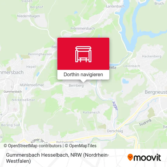Gummersbach Hesselbach Karte