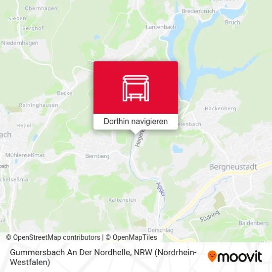 Gummersbach An Der Nordhelle Karte