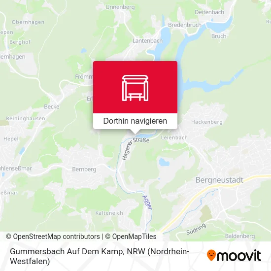 Gummersbach Auf Dem Kamp Karte