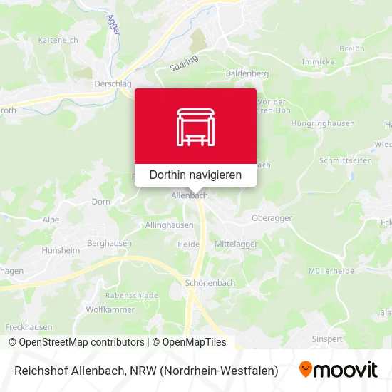 Reichshof Allenbach Karte