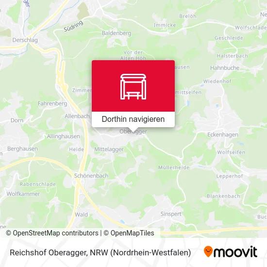 Reichshof Oberagger Karte