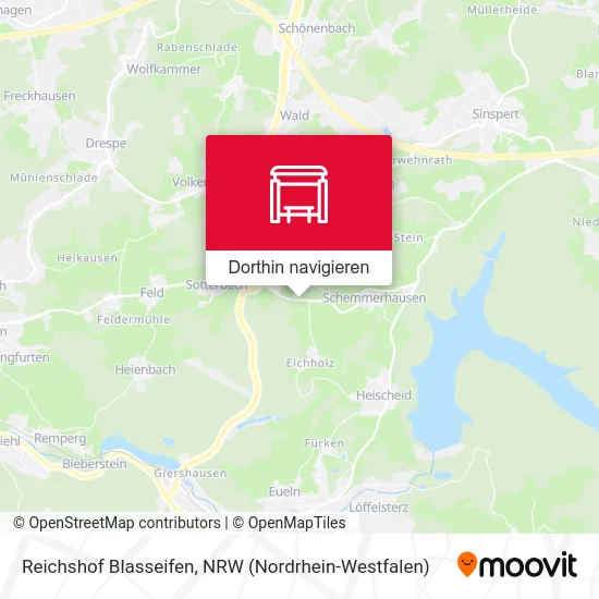 Reichshof Blasseifen Karte