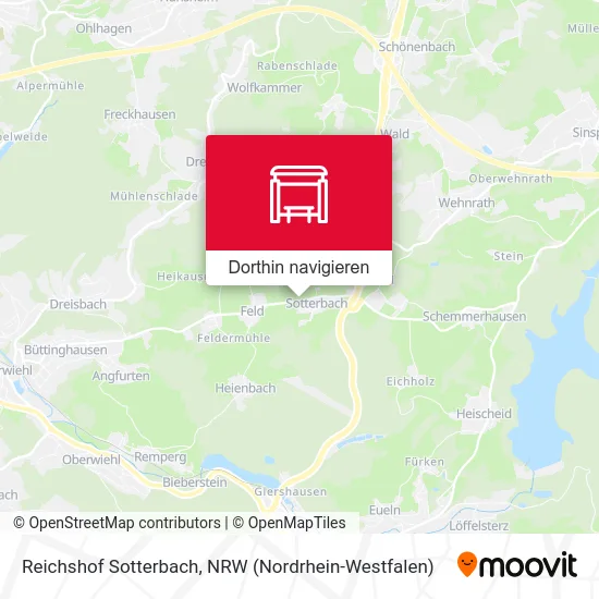 Reichshof Sotterbach Karte