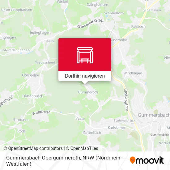 Gummersbach Obergummeroth Karte