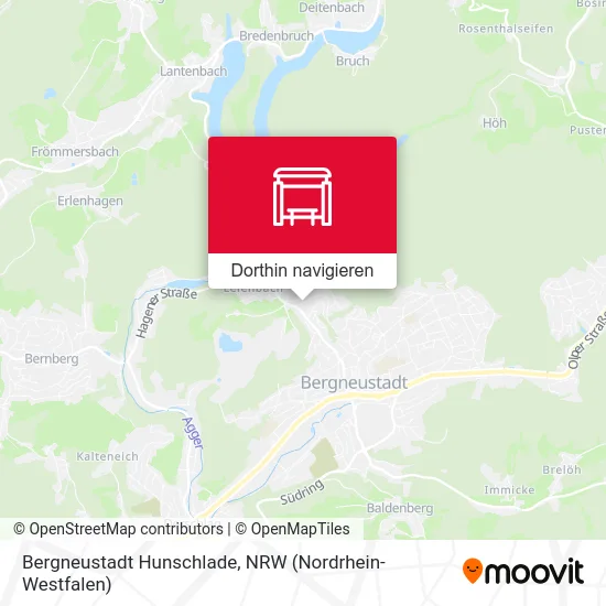 Bergneustadt Hunschlade Karte