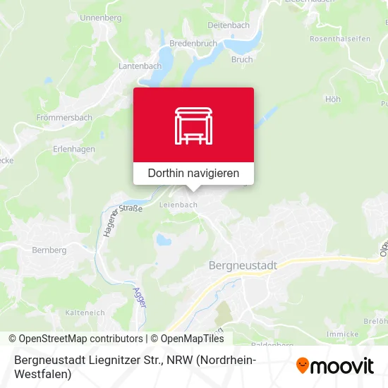 Bergneustadt Liegnitzer Str. Karte