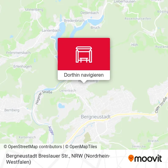 Bergneustadt Breslauer Str. Karte