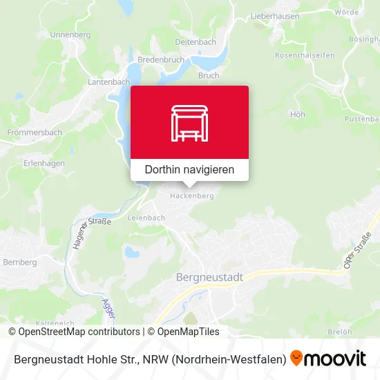 Bergneustadt Hohle Str. Karte