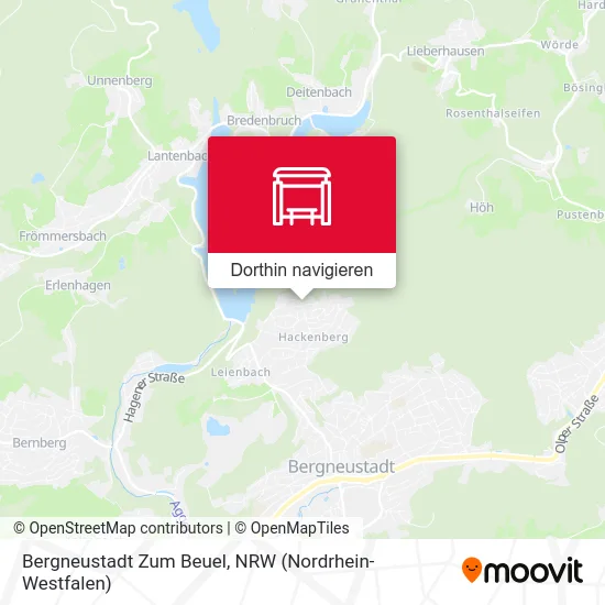 Bergneustadt Zum Beuel Karte