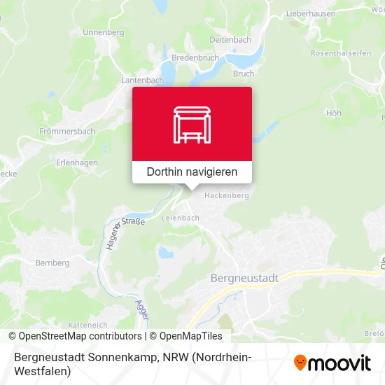 Bergneustadt Sonnenkamp Karte