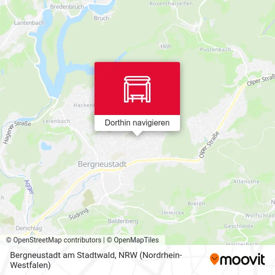 Bergneustadt am Stadtwald Karte