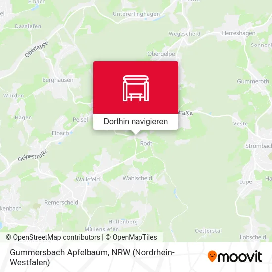 Gummersbach Apfelbaum Karte