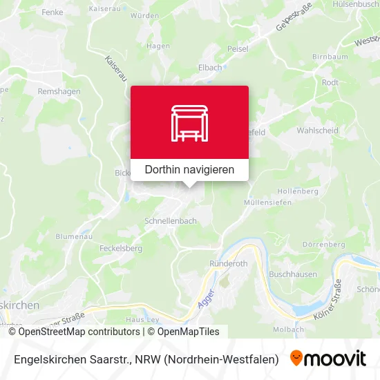Engelskirchen Saarstr. Karte