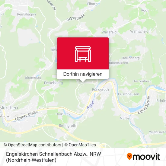 Engelskirchen Schnellenbach Abzw. Karte