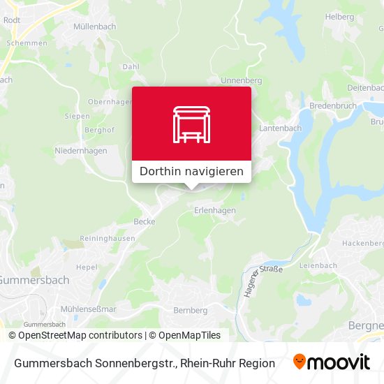 Gummersbach Sonnenbergstr. Karte