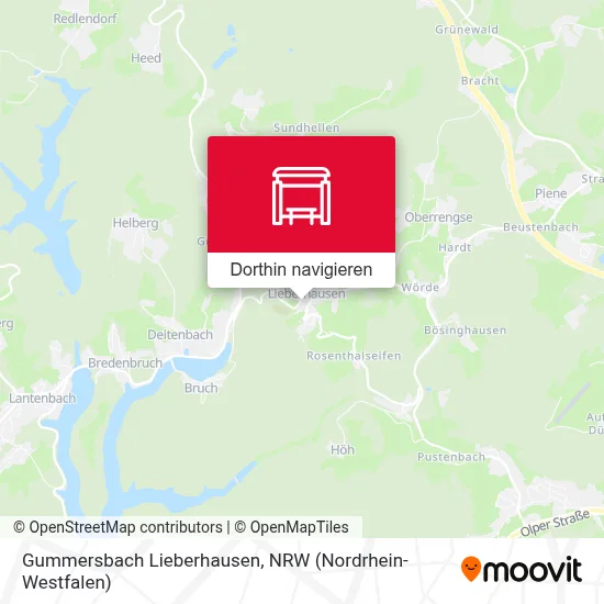 Gummersbach Lieberhausen Karte