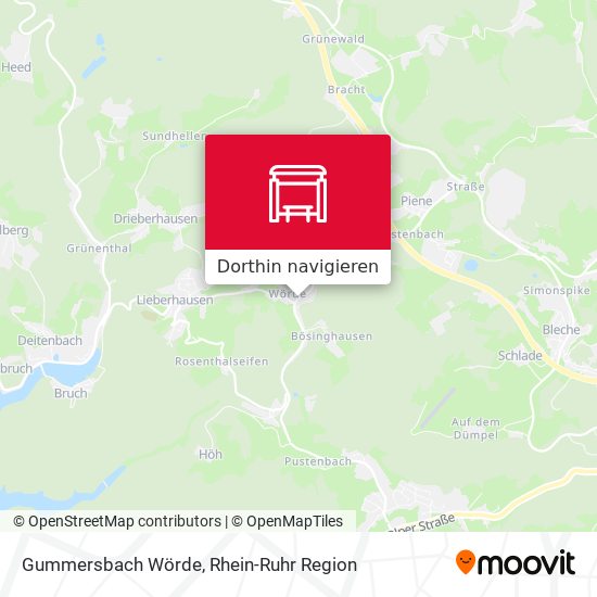 Gummersbach Wörde Karte