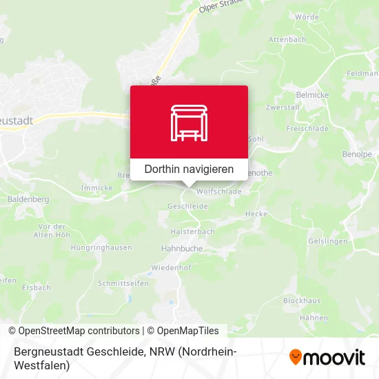 Bergneustadt Geschleide Karte