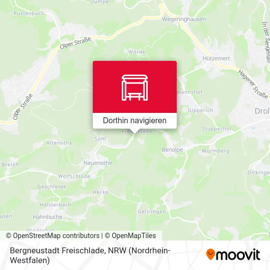 Bergneustadt Freischlade Karte