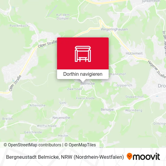 Bergneustadt Belmicke Karte