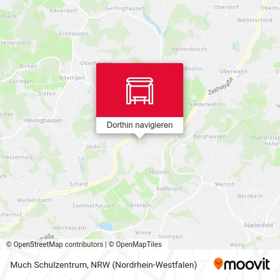 Much Schulzentrum Karte