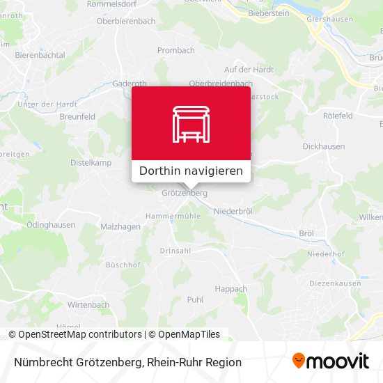 Nümbrecht Grötzenberg Karte