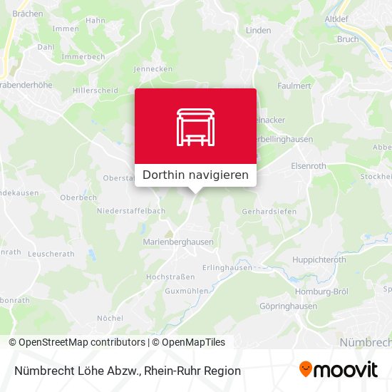 Nümbrecht Löhe Abzw. Karte