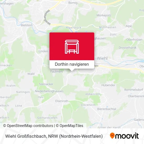 Wiehl Großfischbach Karte